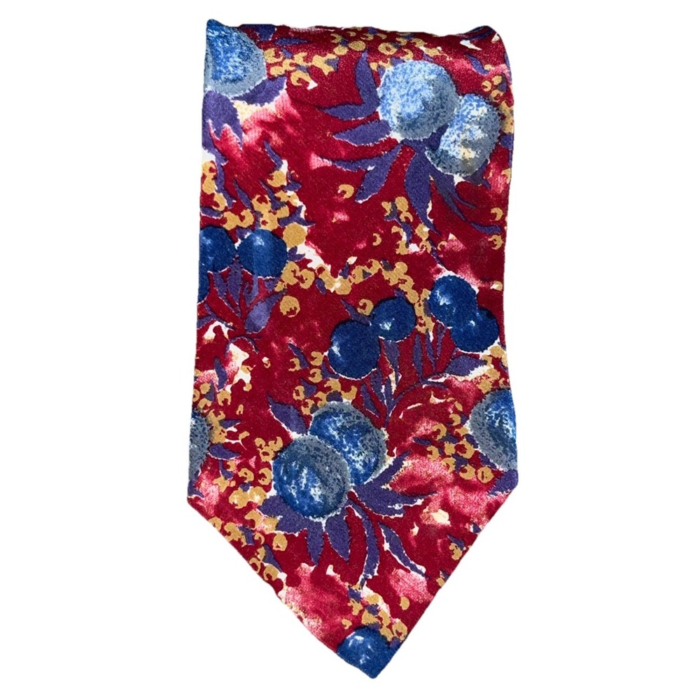 Allen Solly Men's Neck Tie Imported All  Silk Made in USA Preppy Old Money Multi
